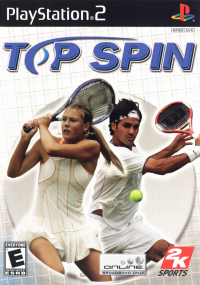 Top Spin Playstation 2 US box art
